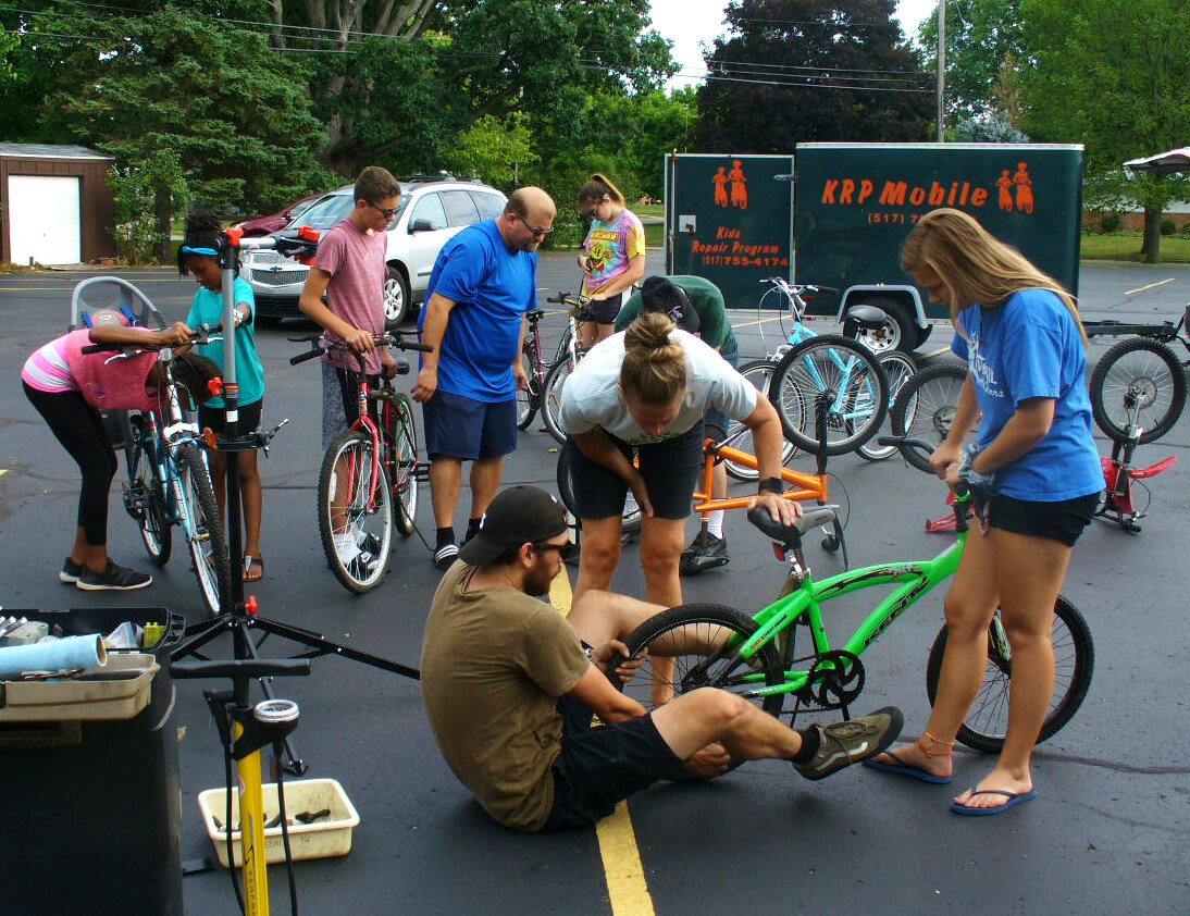 Kids bike repair hot sale